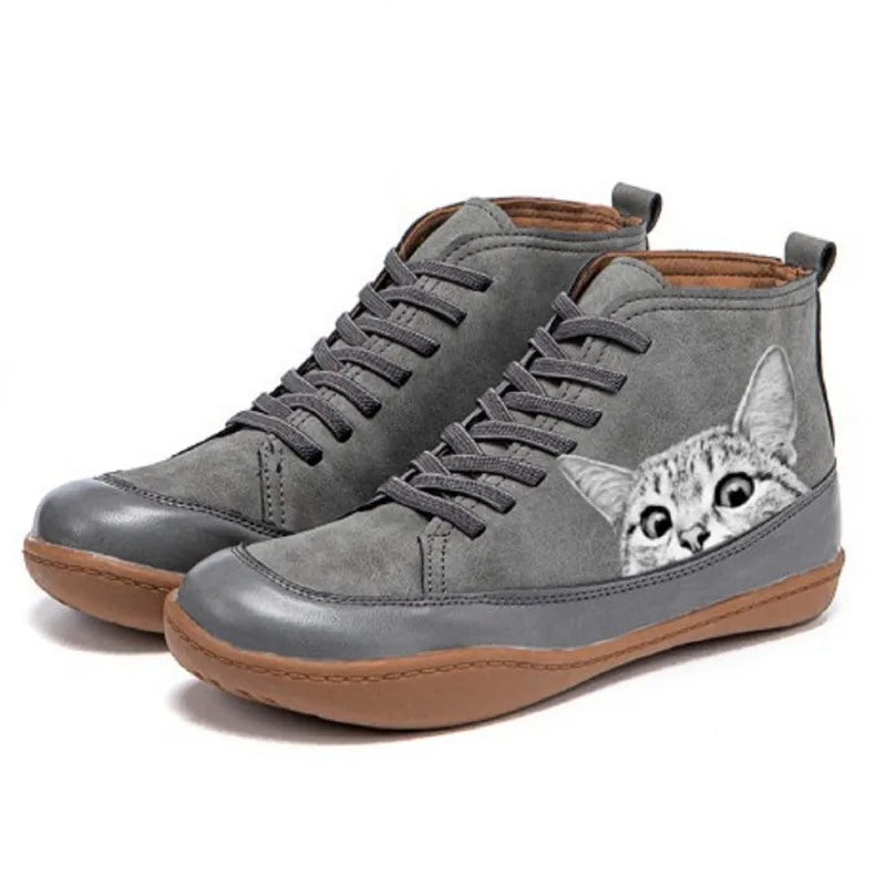 Linda | Ankle Boots For Cat Lovers