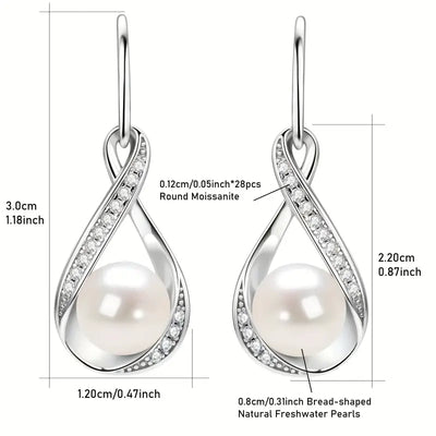 Gold Pearl Earrings