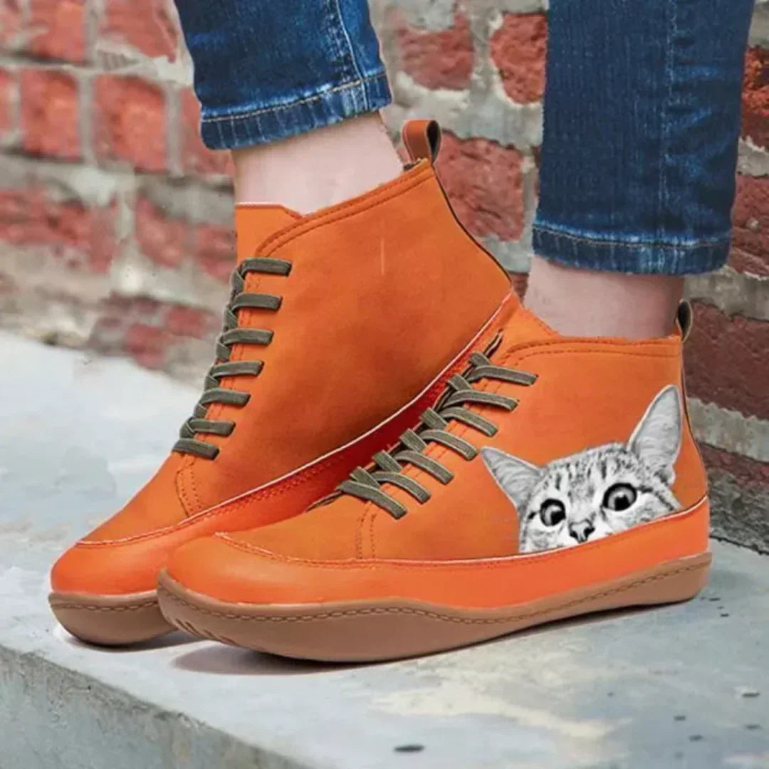 Linda | Ankle Boots For Cat Lovers