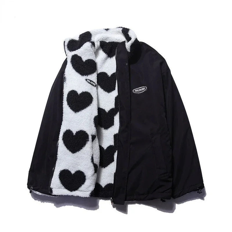 Patricia | Reversible Heart Jacket