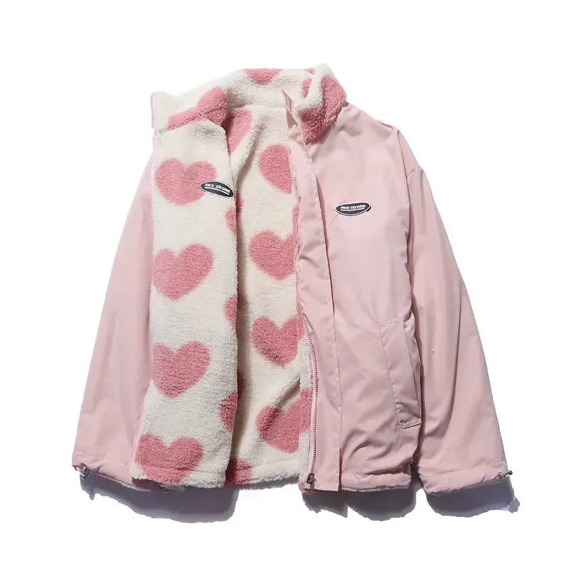 Patricia | Reversible Heart Jacket