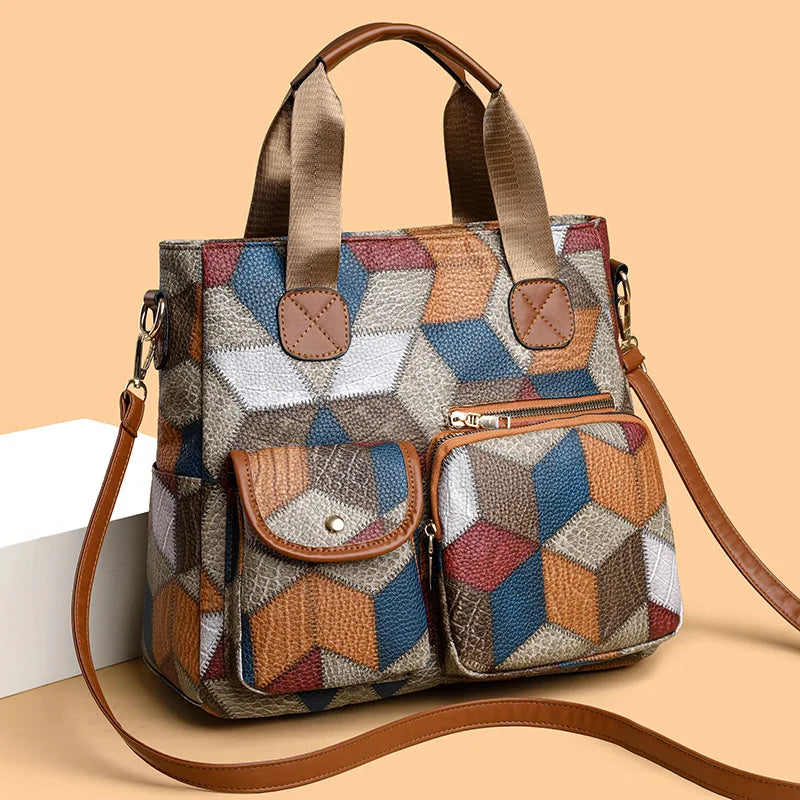 Adore | Mosaic leather handbag