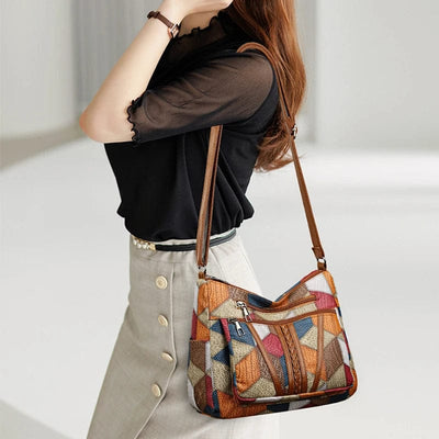 Adore | Mosaic leather handbag