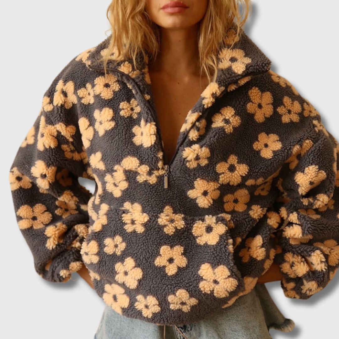 Sandra | Bohemian-inspired Sherpa jumper