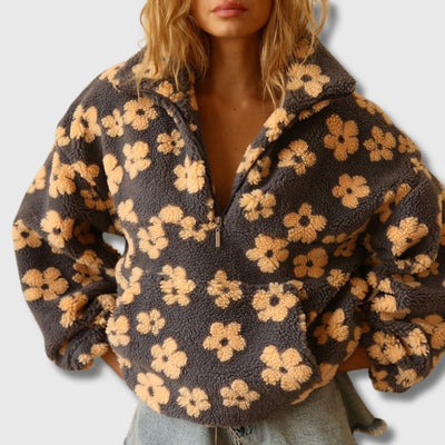 Sandra | Bohemian-inspired Sherpa jumper