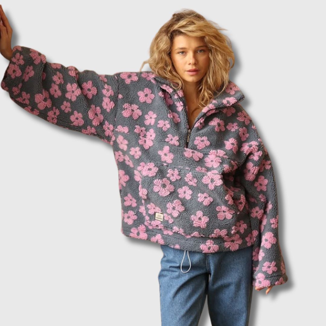 Sandra | Bohemian-inspired Sherpa jumper