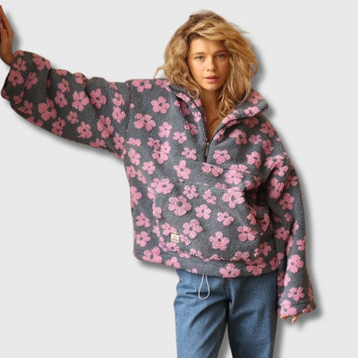 Sandra | Bohemian-inspired Sherpa jumper