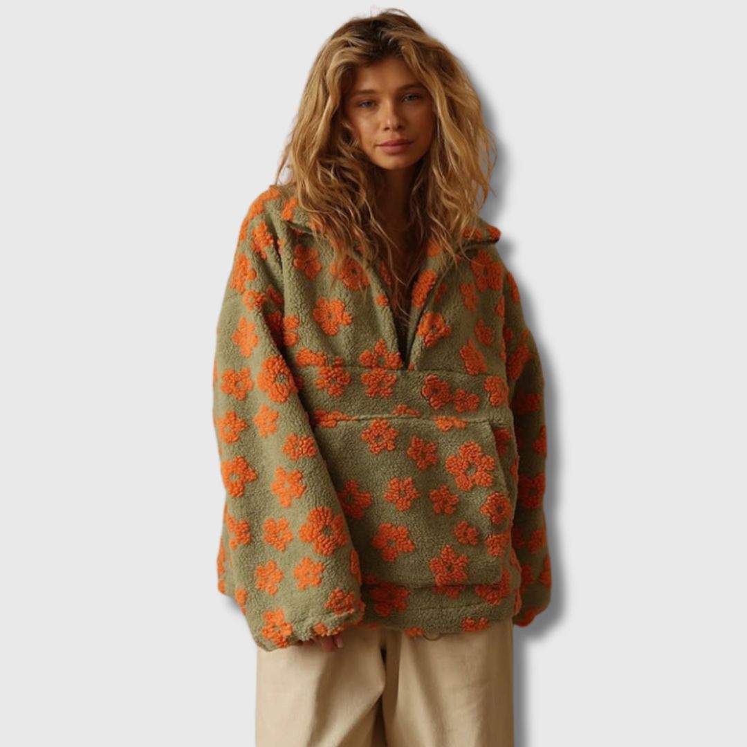 Sandra | Bohemian-inspired Sherpa jumper