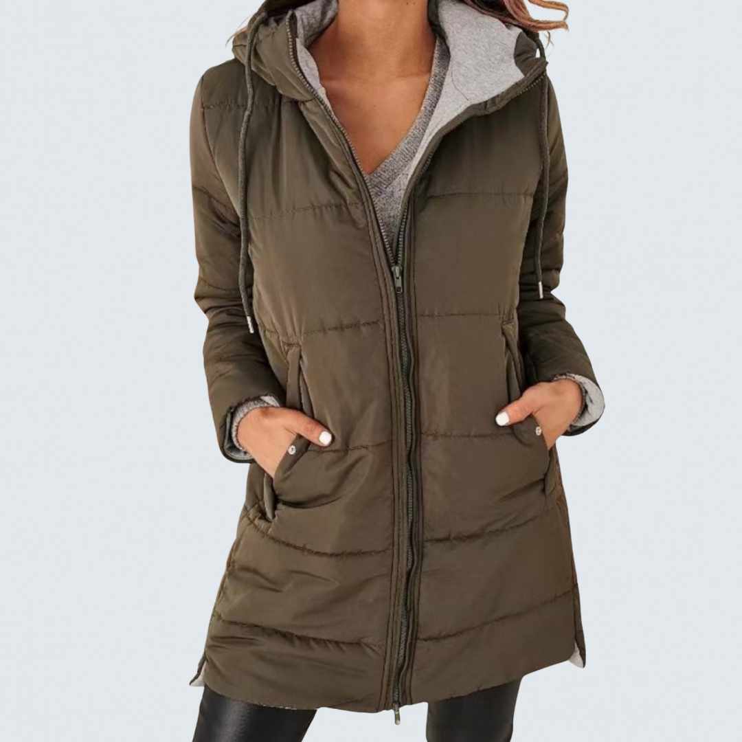 YILA | Casual Hooded Puffer Down Jacket