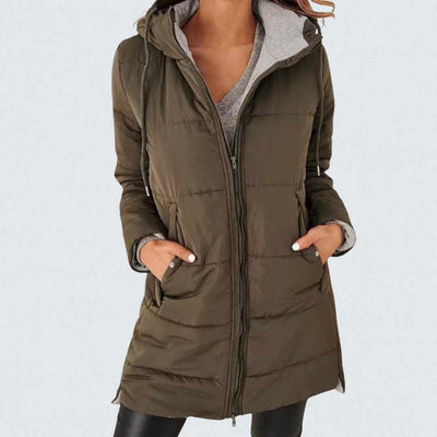 YILA | Casual Hooded Puffer Down Jacket